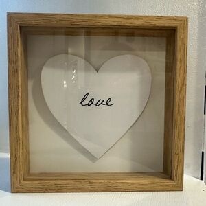 Love Heart Shadow Box Frame